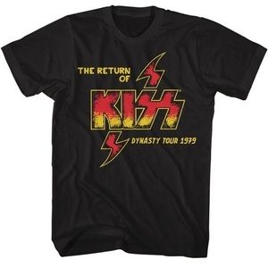KISS Dynasty Tour Rock And Roll Music Shirt